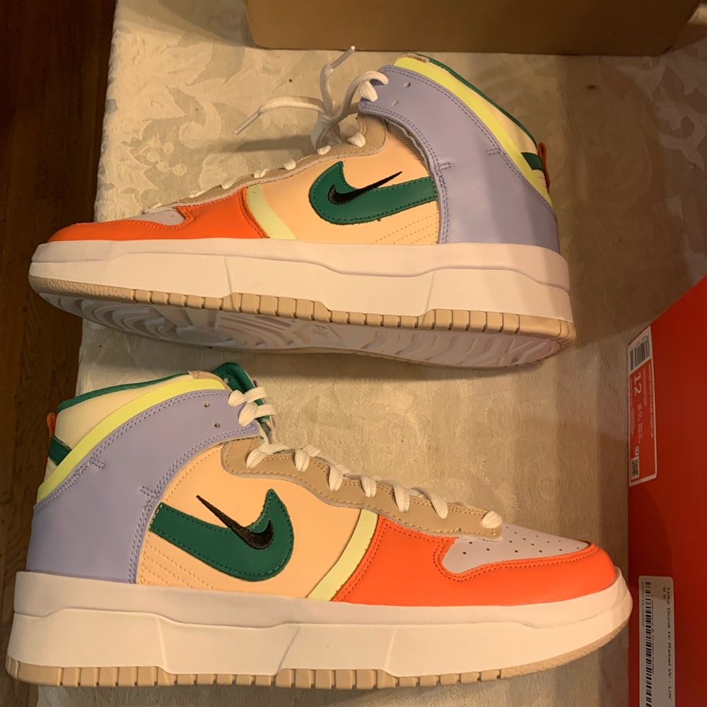 Nike Dunk High Cashmere & Green Noise
